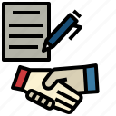 contract, agreement, business, document