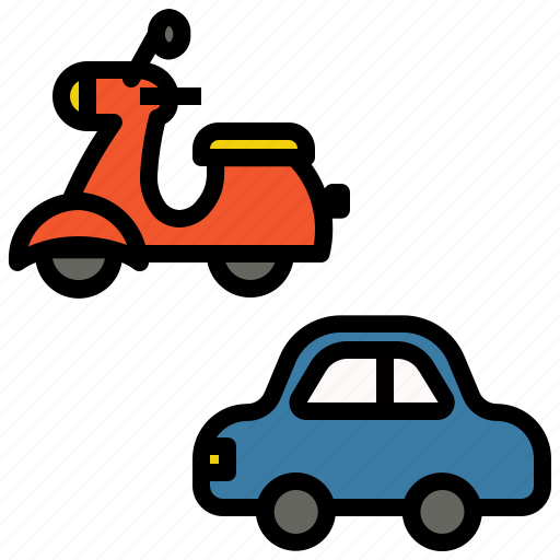 Vehicle, scooter, car, motorcycle, transport icon - Download on Iconfinder