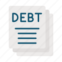 debt, loan, business and finance, document, loan processing, finance, signing, banking, collateral