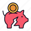 piggy bank, money, bankrupt, recession, fund, business and finance, economy, bankruptcy, crisis 