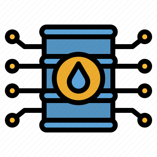 Oil, fuel, cryptocurrency, business, digital icon - Download on Iconfinder