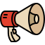 megaphone, loudhailer, bullhorn, blowhorn, hiring, marketing, promote 
