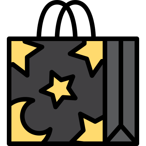 Midnight, sale, paper, shopping, bag, black, friday icon - Download on Iconfinder