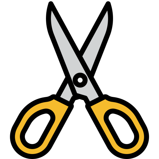 Scissors, shears, shaft, plastic, stainless, steel, metal icon - Download on Iconfinder