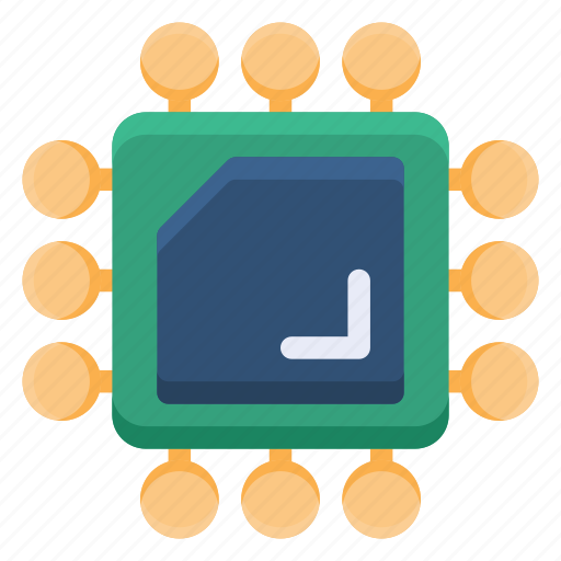Processor, microchip, circuit, electronics icon - Download on Iconfinder
