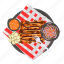 pulled pork, american, barbeque, dish, pork, meat, food, meal 