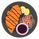 tonkatsu, food, meal, fried pork, japanese, dish, cuisine