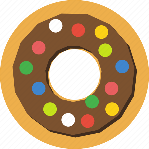 Chocolate, desserrt, donut, sugar, sweet, truffle icon - Download on Iconfinder