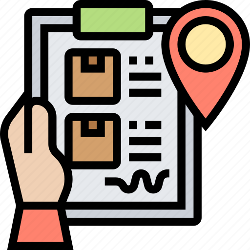 Address, delivery, schedule, location, destination icon - Download on Iconfinder