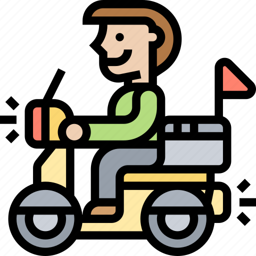 Food, delivery, service, express, motorcycle icon - Download on Iconfinder