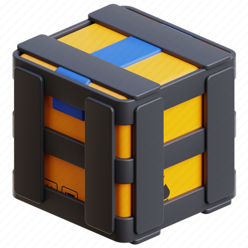 Box, package, delivery, cargo, logistics, protection 3D illustration - Download on Iconfinder