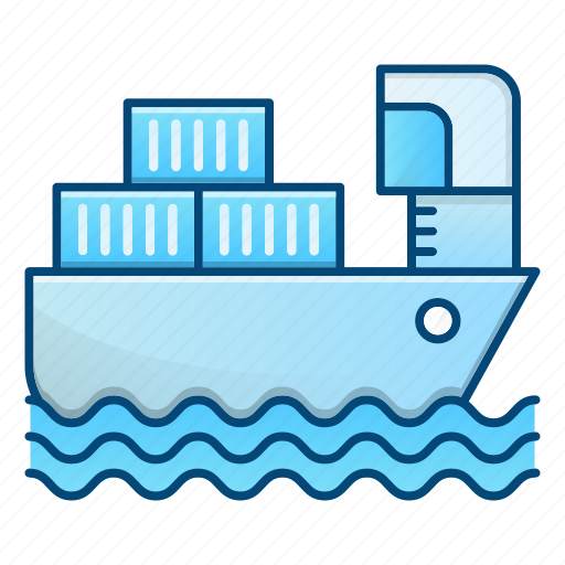 Boat, cargo, delivery, logistics, sea, ship icon - Download on Iconfinder