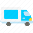 car, delivery, service, van