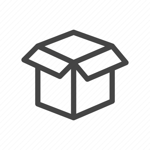 Box, delivery, open, package, shipping, shopping, transport icon - Download on Iconfinder
