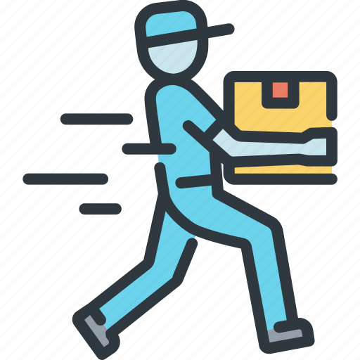 Business, delivery, delivery man, logistic, quickly, service, shipping icon - Download on Iconfinder