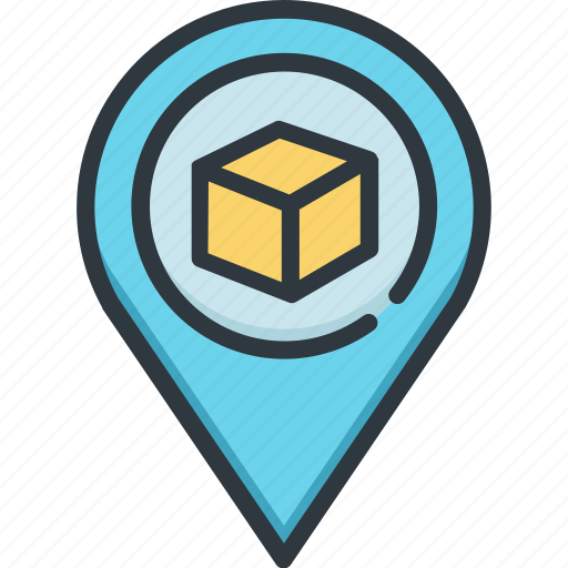 Business, cargo, delivery, logistic, pin, service, shipping icon - Download on Iconfinder