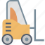 delivery, forklift, loader, stacker, transport, transportation, truck 