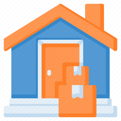 Delivery, home, house, package icon - Download on Iconfinder