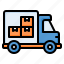 package, transport, truck, vehicle 