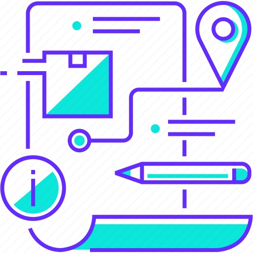 Delivery, details, info, information, location icon - Download on Iconfinder