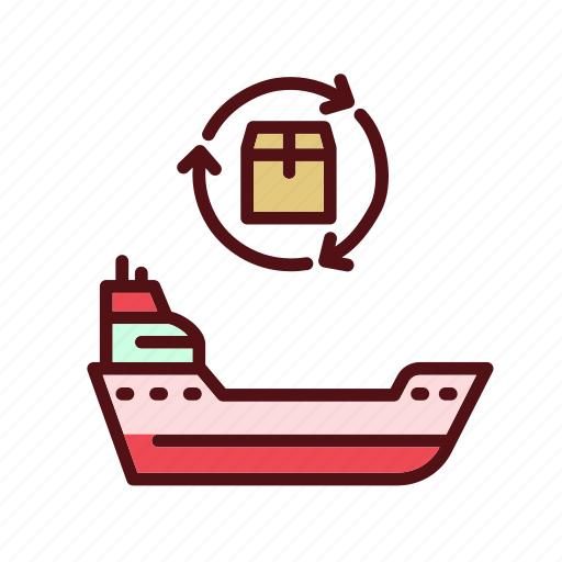 Shipping delivey, box, package, ship, shipping, transport, logistic icon - Download on Iconfinder