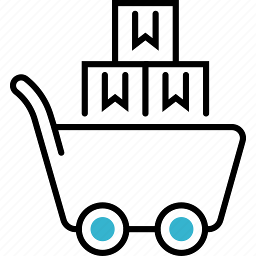 Cart, goods, delivery, parcel, shopping icon - Download on Iconfinder