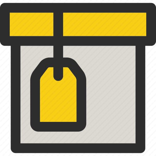 Package, tagged, box, delivery, gift, present, product icon - Download on Iconfinder