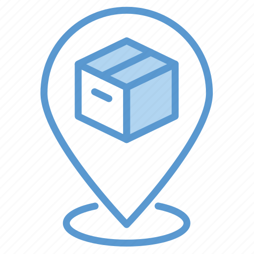 Box, delivery, location, package, shipping icon - Download on Iconfinder