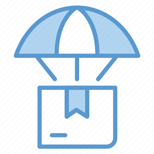 Delivery, gift, parachute icon - Download on Iconfinder