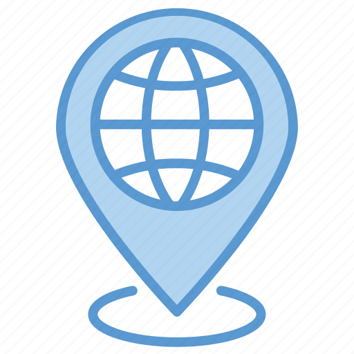 Earth, globe, location, map, pin icon - Download on Iconfinder