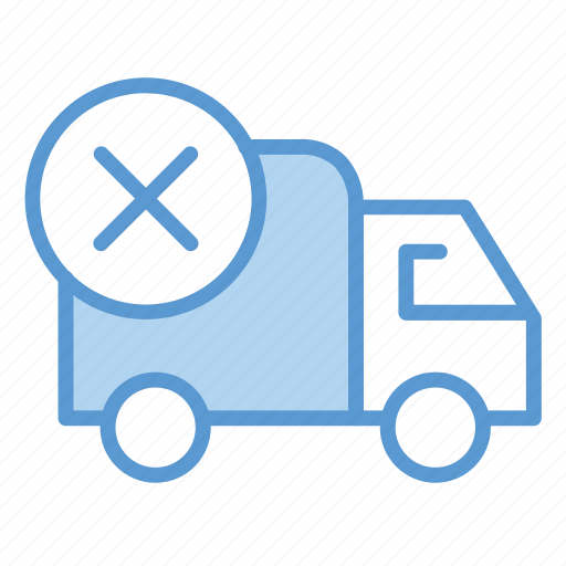 Delivery, logistic, shipping, failed, transport, logistics icon - Download on Iconfinder