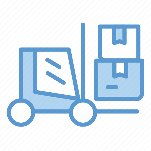 Business, cargo, container, delivery, boxes, forklift icon - Download on Iconfinder