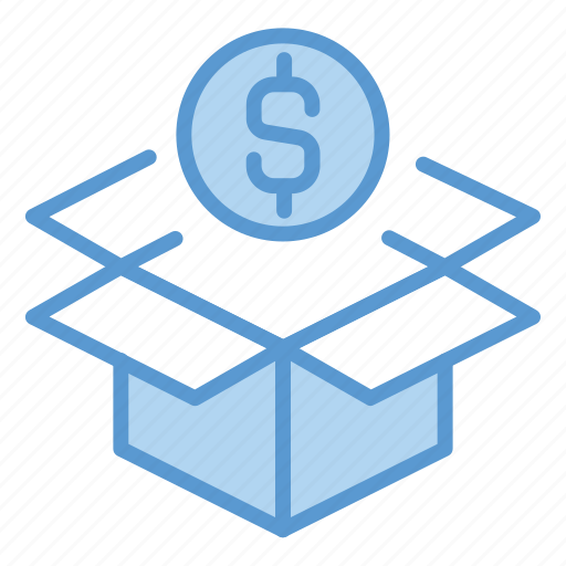 Box, delivery, logistic, money, package icon - Download on Iconfinder
