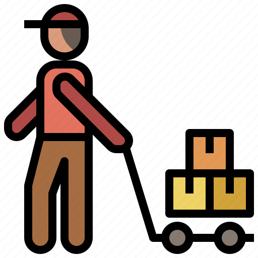 Courier, delivery, humanpictos, people, shipping icon - Download on Iconfinder