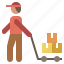 courier, delivery, humanpictos, people, shipping 