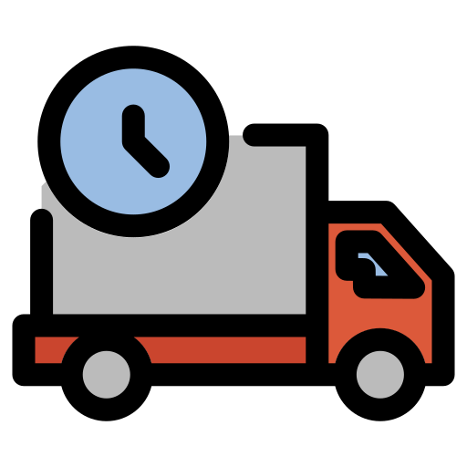 Delivery time, shipping, delivery truck, delivery, transport, logistics, truck icon - Download on Iconfinder