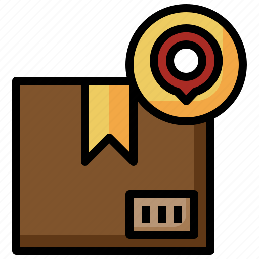 Location, direction, parcel, delivery, package, box icon - Download on Iconfinder