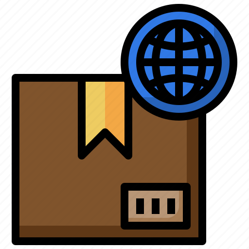 Worldwide, shipping, international, parcel, delivery, package, box icon - Download on Iconfinder
