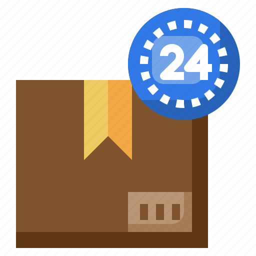 Hours, parcel, delivery, package, box icon - Download on Iconfinder