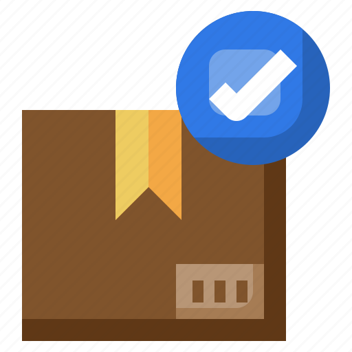 Checked, parcel, delivery, package, box icon - Download on Iconfinder