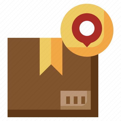 Location, direction, parcel, delivery, package, box icon - Download on Iconfinder