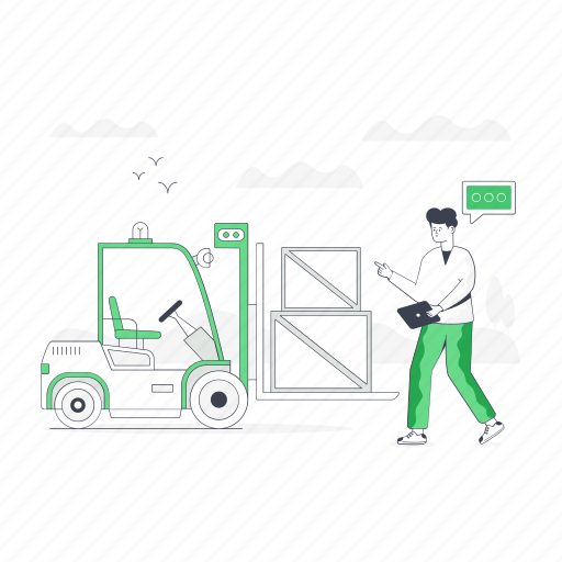 Warehouse vehicle, forklift truck, lift truck, forklift, transport icon - Download on Iconfinder