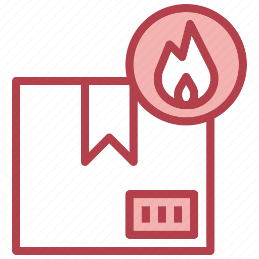 Flammable, logistic, warning, delivery, shipping icon - Download on Iconfinder