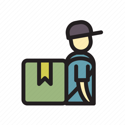 Delivery, man, courier, shipping, service icon - Download on Iconfinder