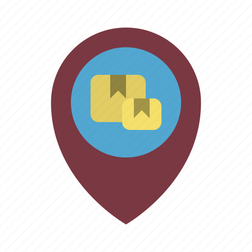 Location, delivery, gps, package, shipping, service icon - Download on Iconfinder
