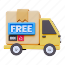 free delivery, shipping, deliverytruck, truck, delivery, courier, transport, ship, box