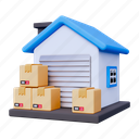 warehouse, shipping, storehouse, package, storage, storage unit, delivery, logistics, building