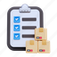 delivery checklist, report, data, analysis, file, package, shipping, delivery 