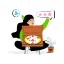 delivery, service, rating, feedback, pizza, food, parcel 