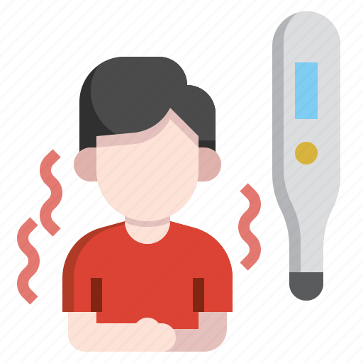 Fever, sick, temperature, thermometer, ill icon - Download on Iconfinder